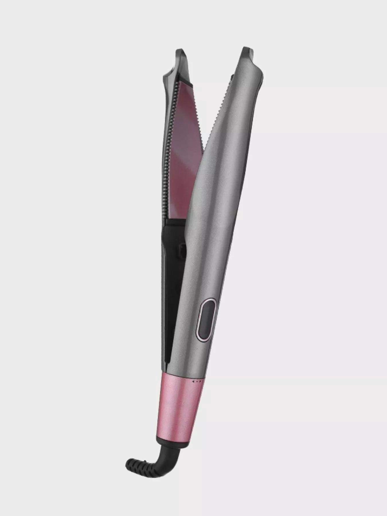 2-in-1 Adjustable Curling & Straightening Iron for Salon-Quality Hair - cas7m