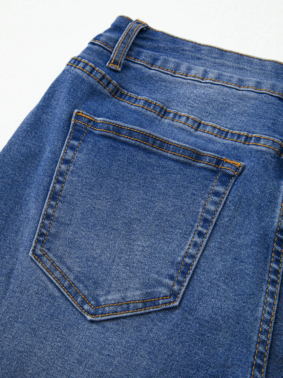 Raw Hem Unique Cuffs Straight High Rise Loose Jeans - cas7m