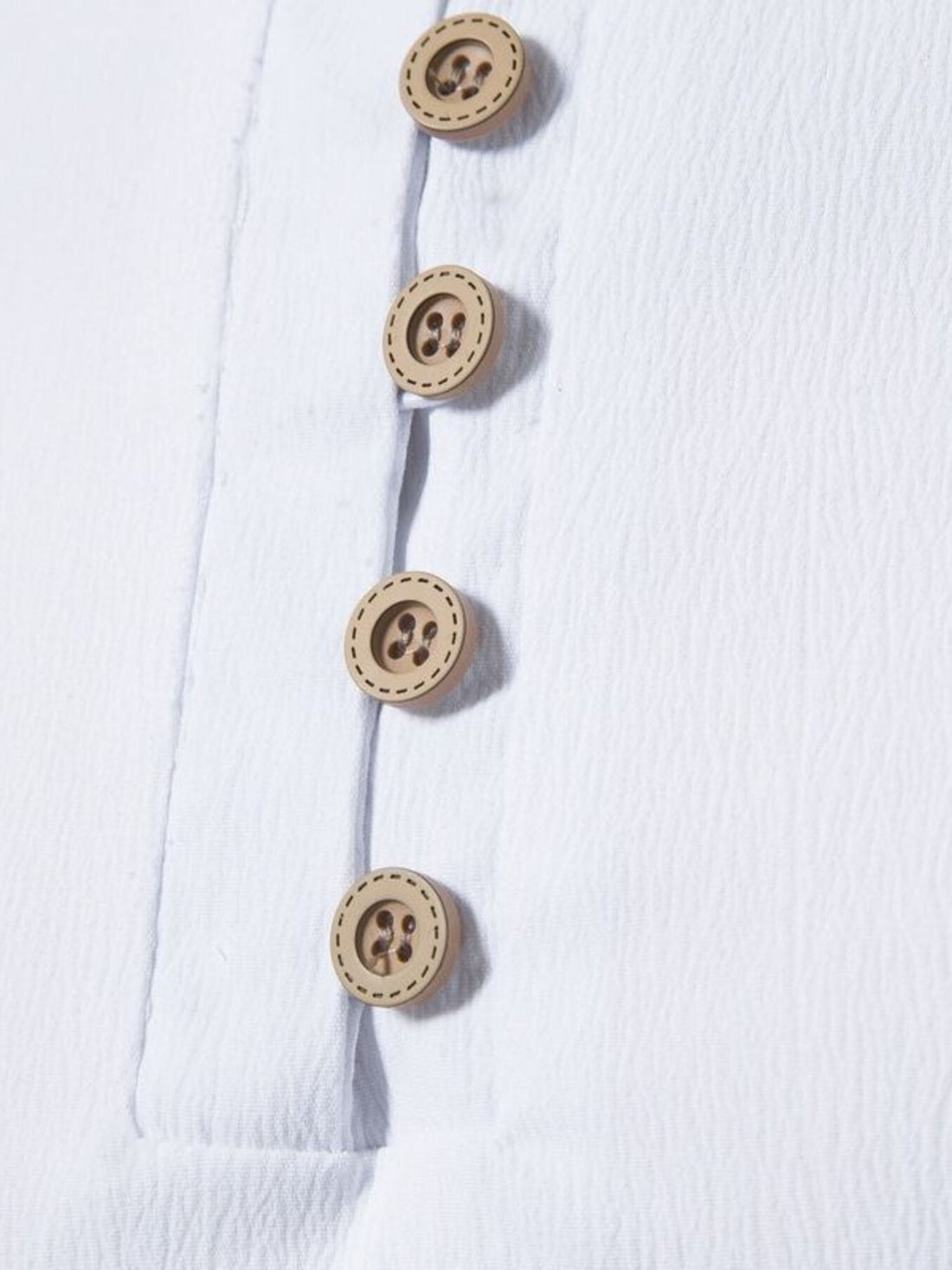 Men's Plus Size Button Detail Short Sleeve Shirt - cas7m