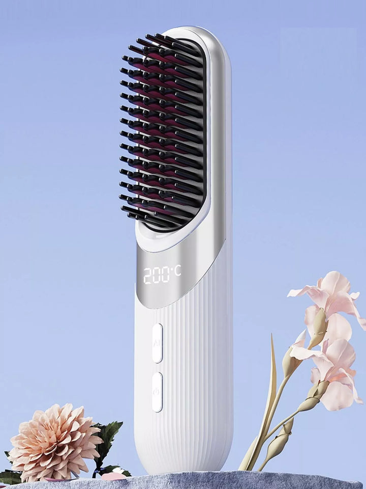 Portable Heated Straightening Comb - cas7m