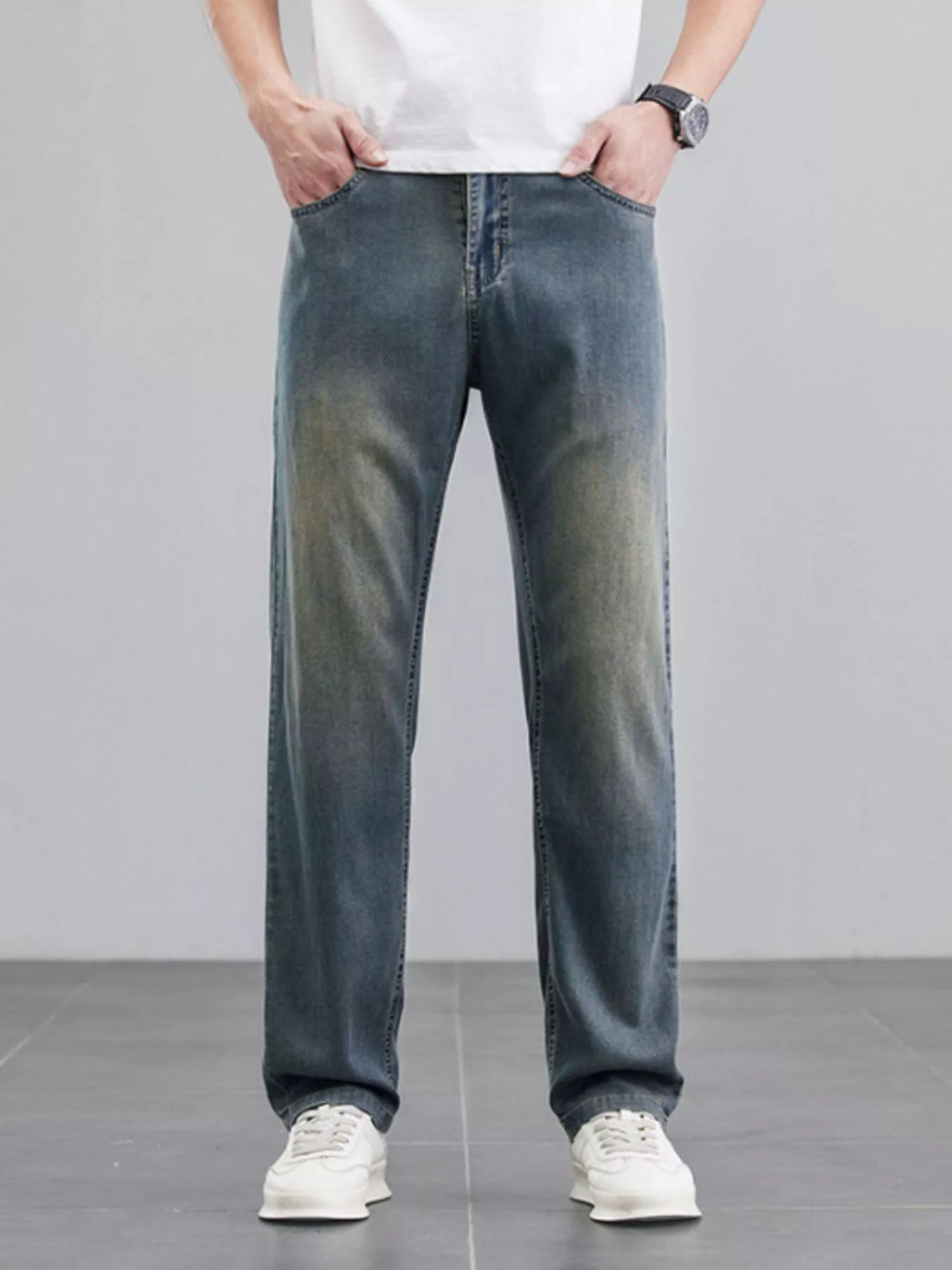 Men's Wide Leg Jeans - cas7m