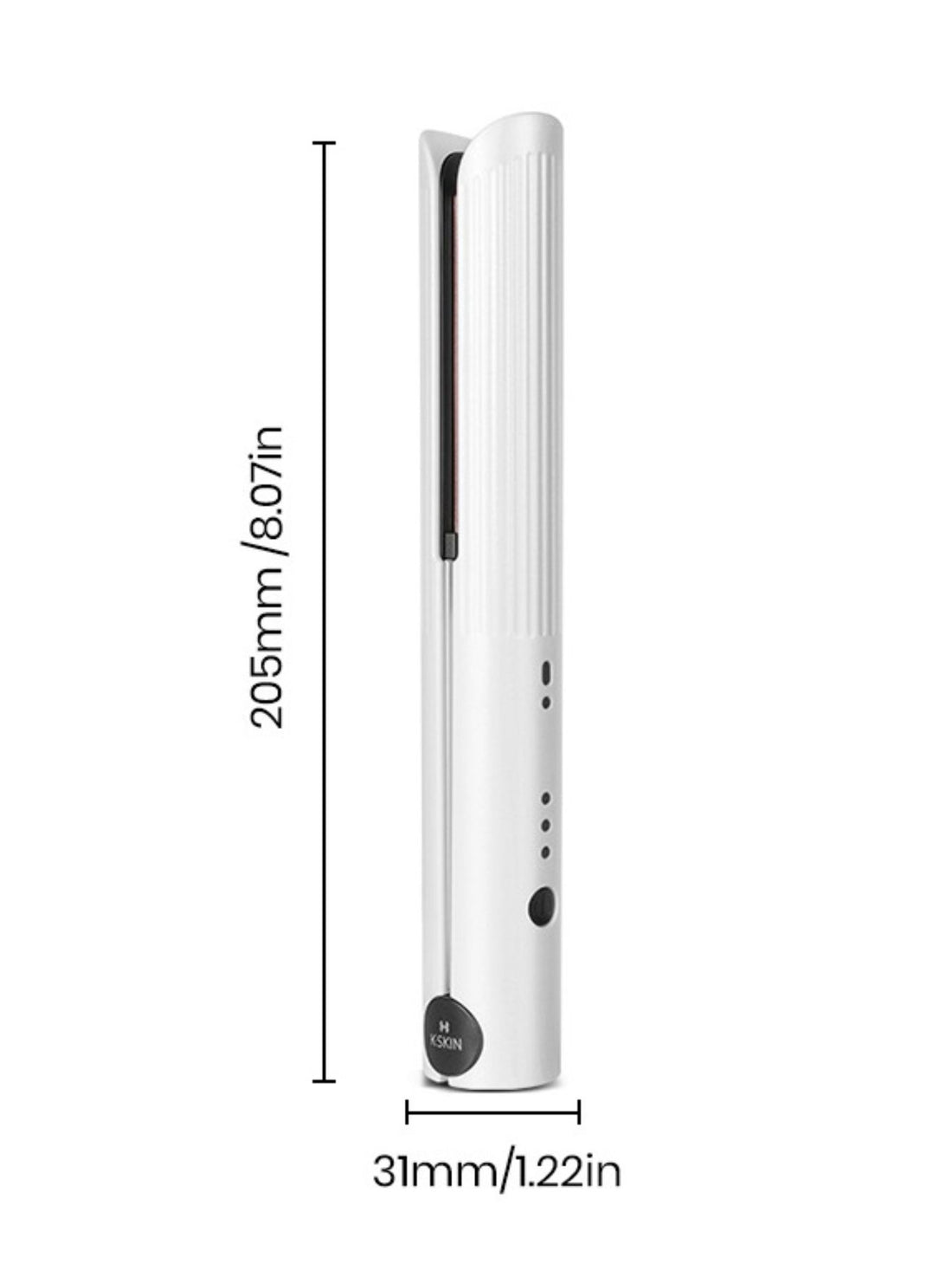 Rapid Heat Compact Hair Straightener for Sleek & Silky Styles - cas7m