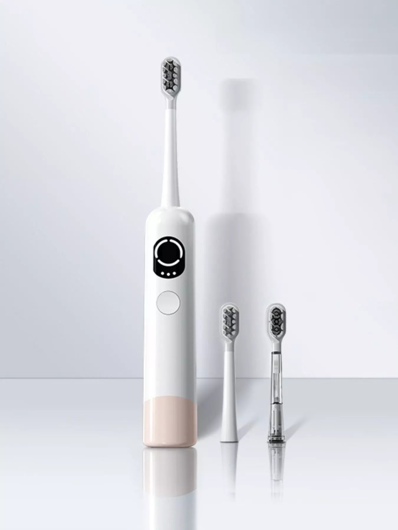 Smart Electric Toothbrush: Sleek, Portable, High-Tech Cleaning - cas7m