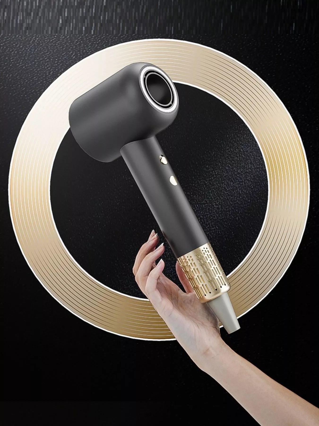 Salon-Quality Ionic Hair Dryer with Fast-Dry & Heat Control - cas7m