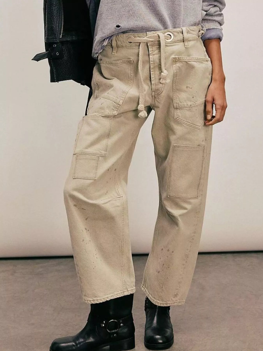 Washed Relaxed Fit Jeans - cas7m