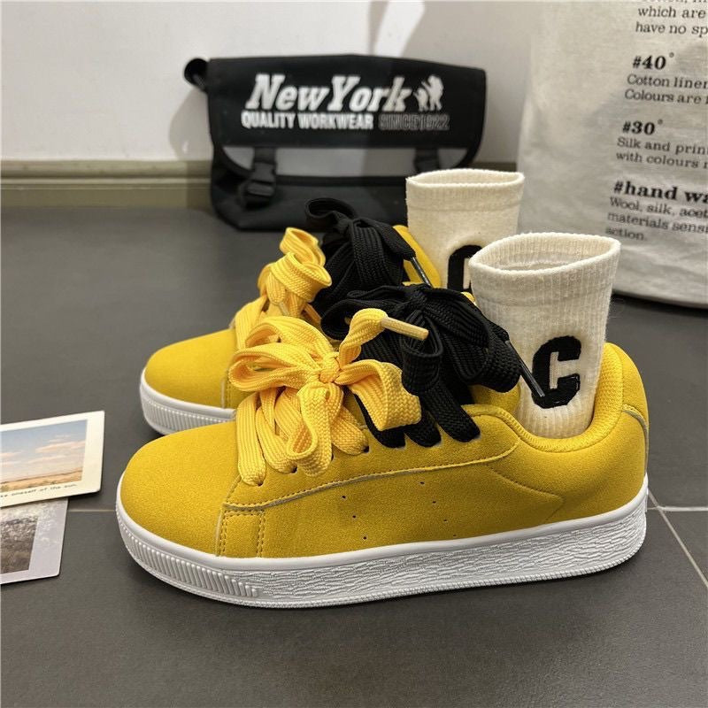 Niche Vintage Chunky-soled Sneakers For Men - cas7m
