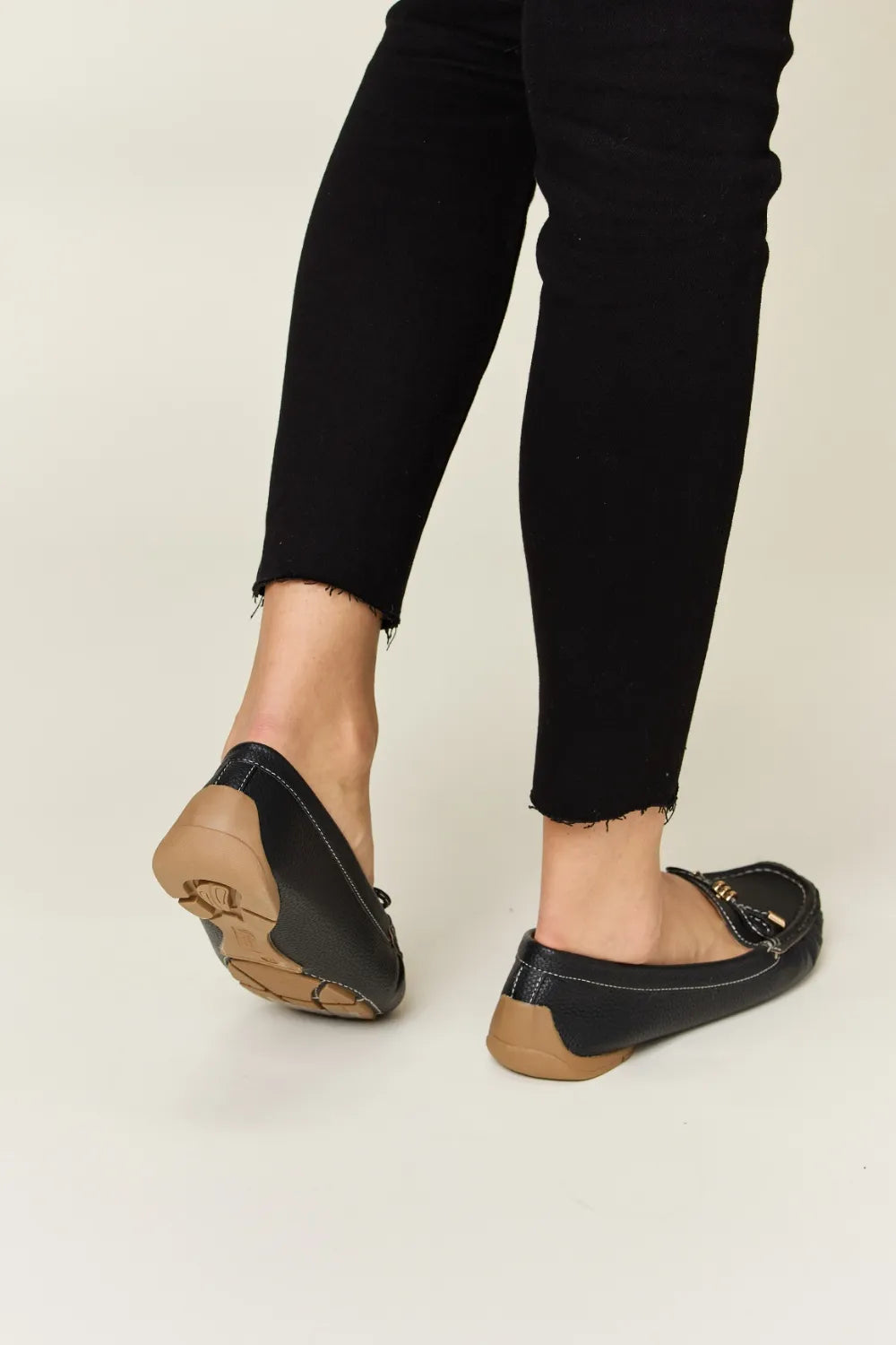 Forever Link Slip On Bow Flats Loafers - cas7m