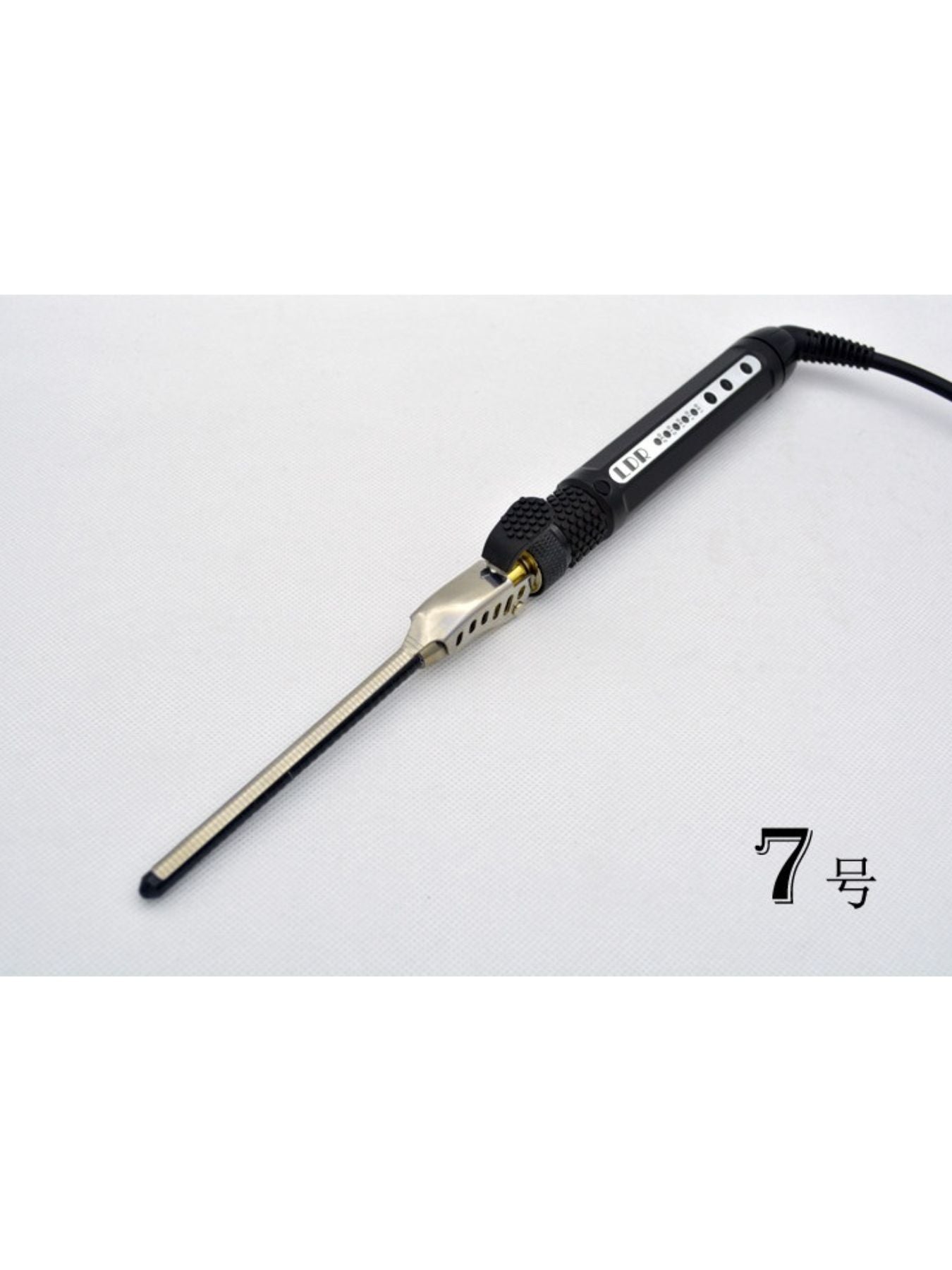 Adjustable Heat Salon-Quality Curling Iron with Anti-Scald Tech - cas7m