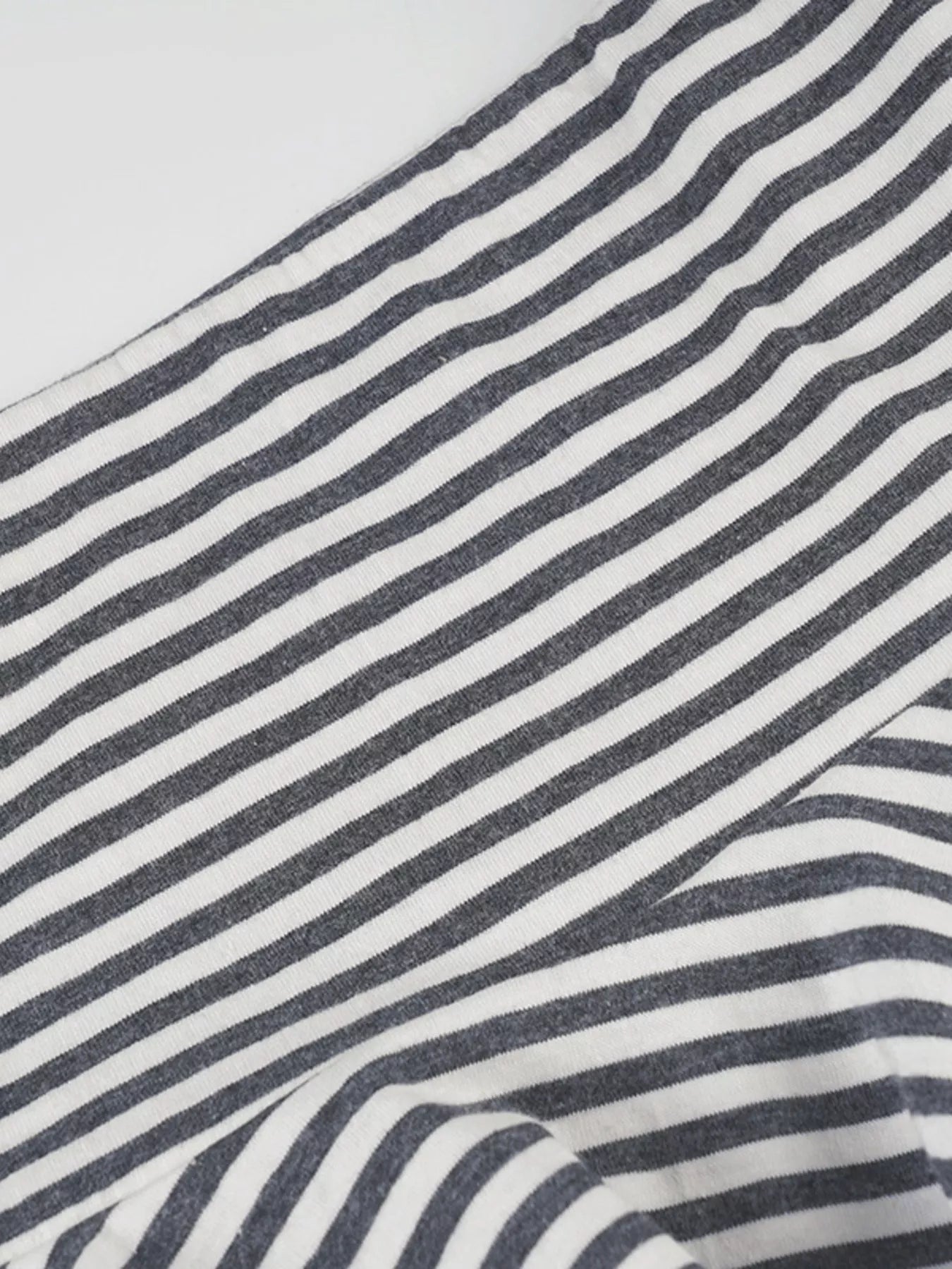 Striped Asymmetrical Hem Mini Skirt - cas7m