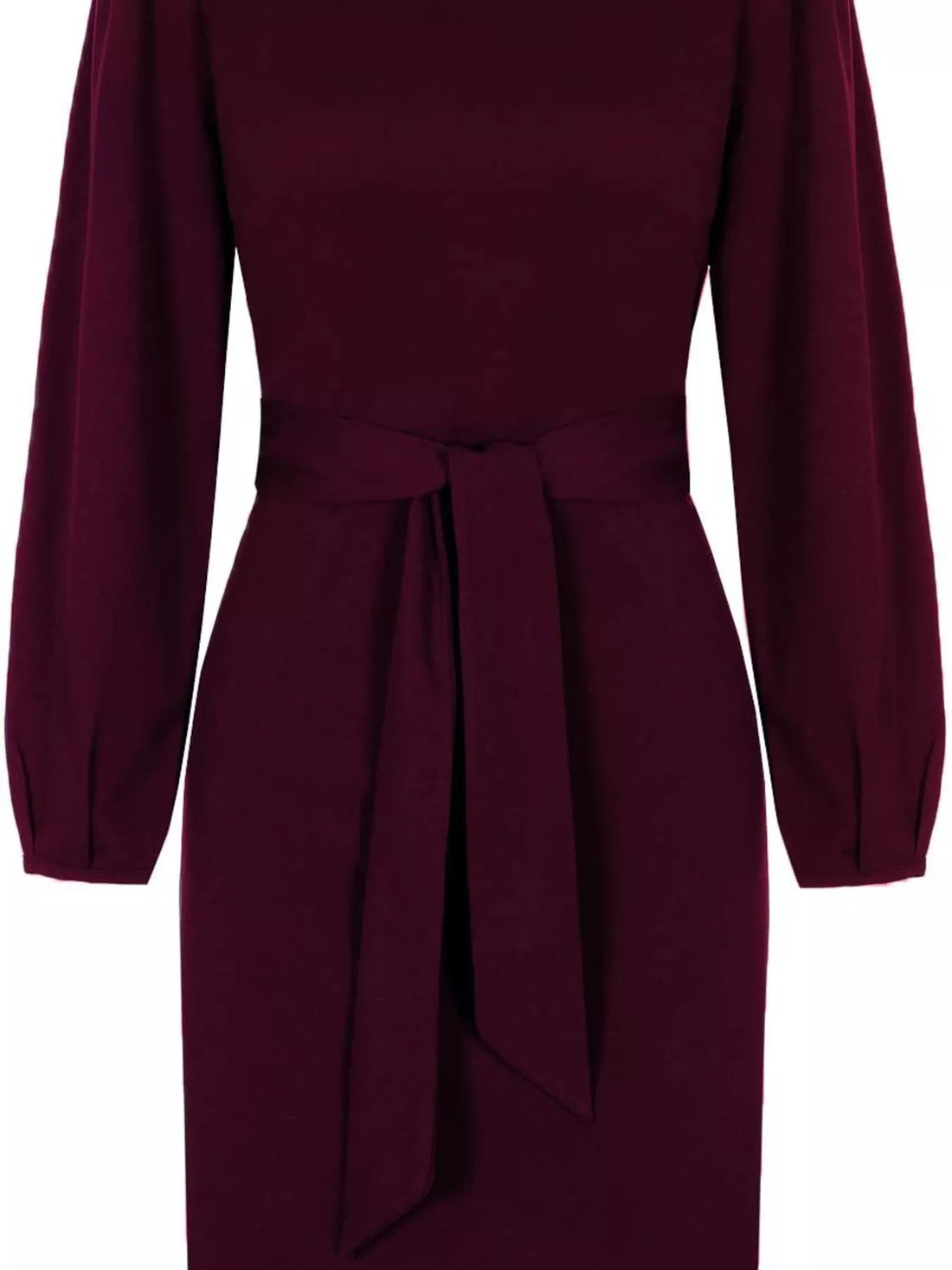 Tie-Waist Mini Dress - cas7m