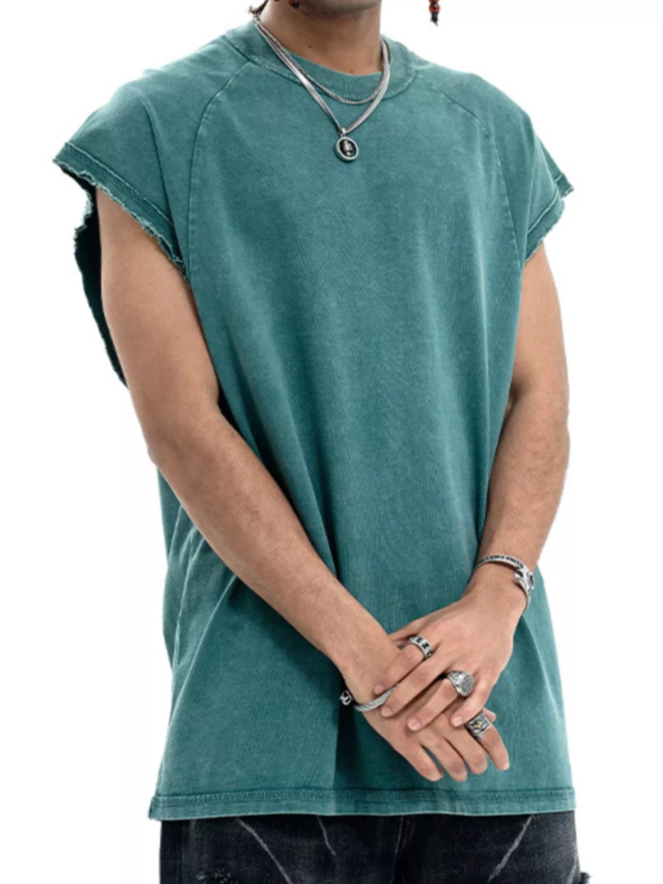Men's Round Neck Tank - cas7m