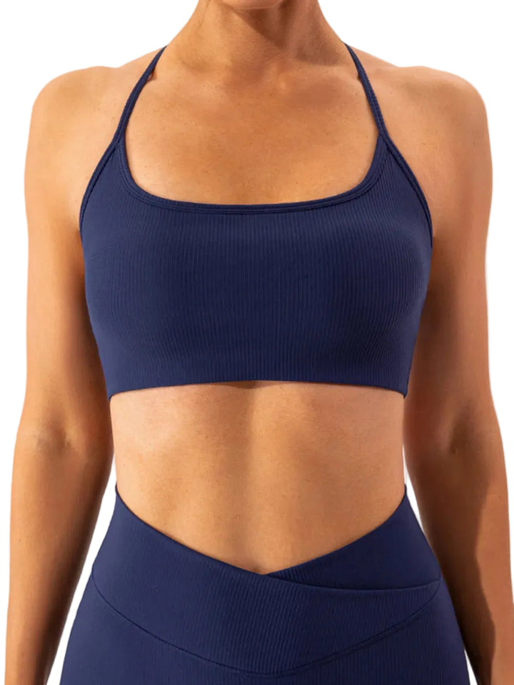 Spaghetti Strap Active Bra - cas7m