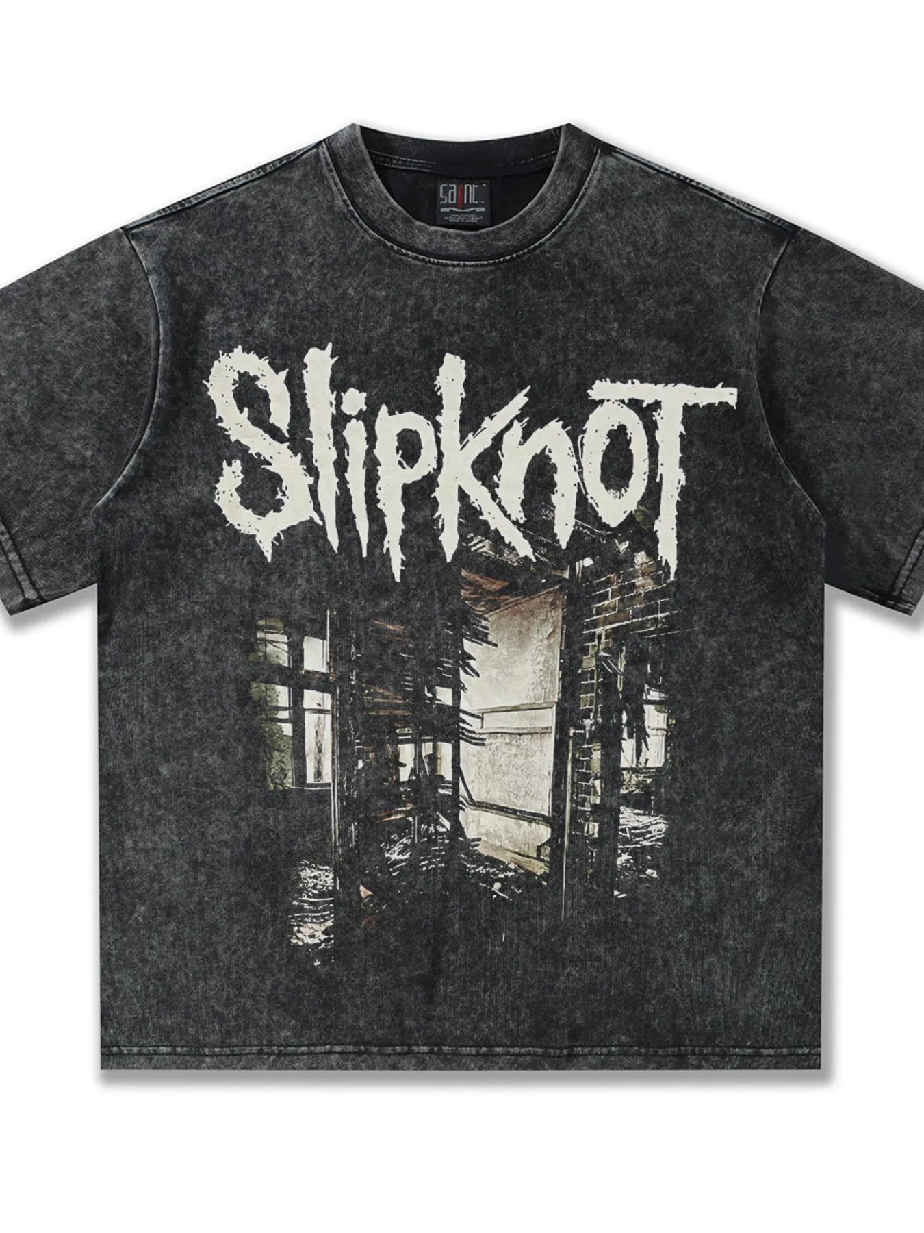 Men's Graphic Round Neck Short Sleeve T-Shirt - cas7m
