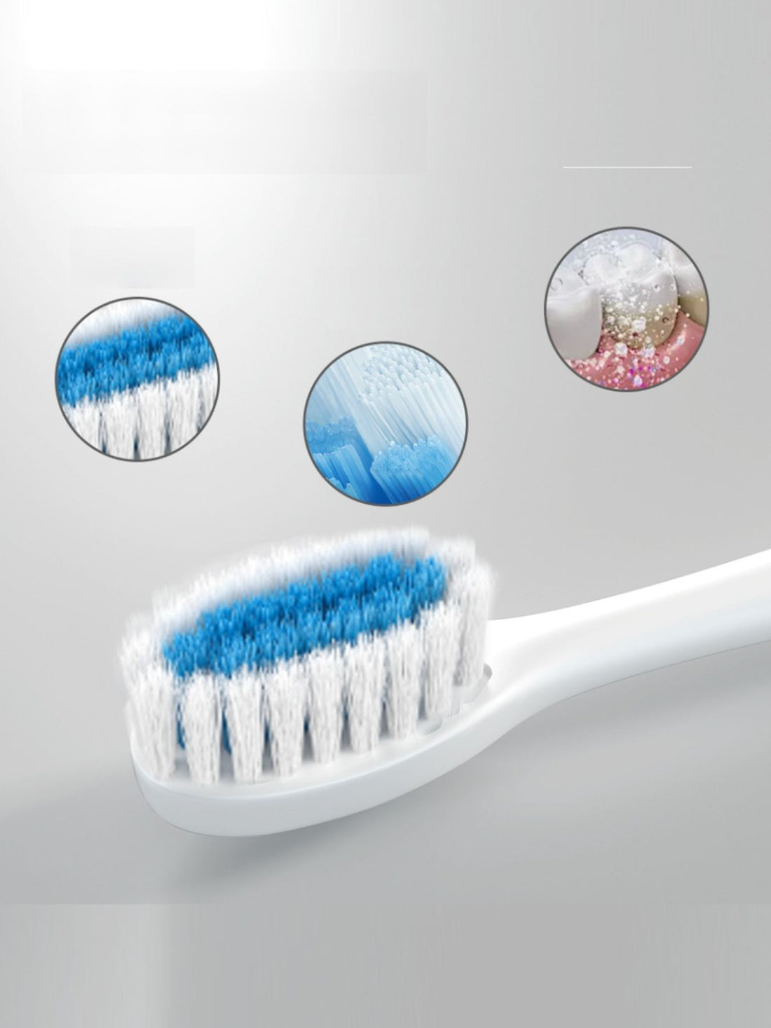 Dual Speed Waterproof Electric Toothbrush Set for Superior Clean - cas7m