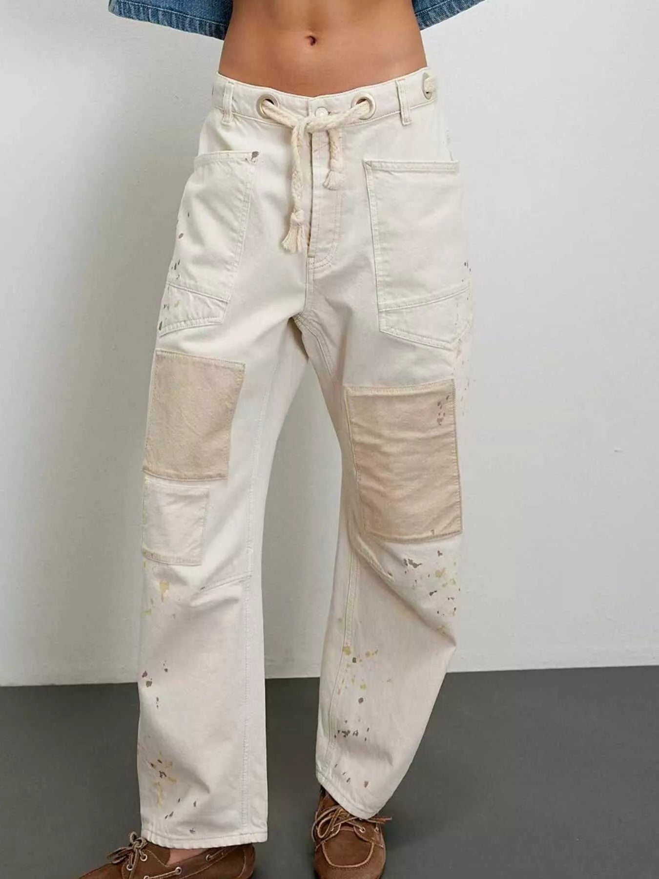 Washed Relaxed Fit Jeans - cas7m