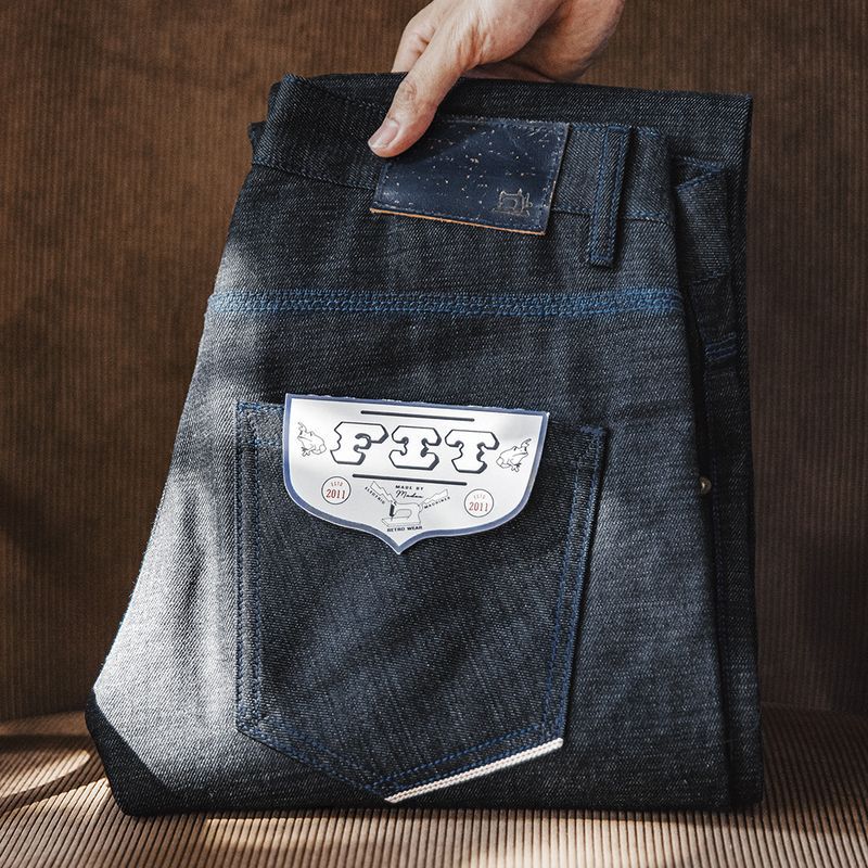 Workwear Retro Jeans Straight Men - cas7m