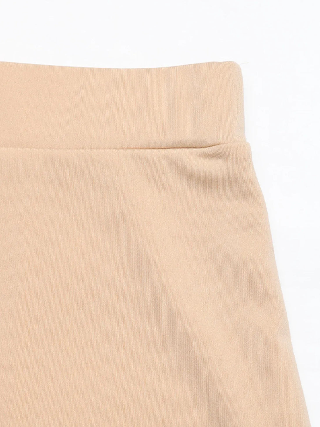 Layered Midi Skirt with Contrast Hem Detail - cas7m