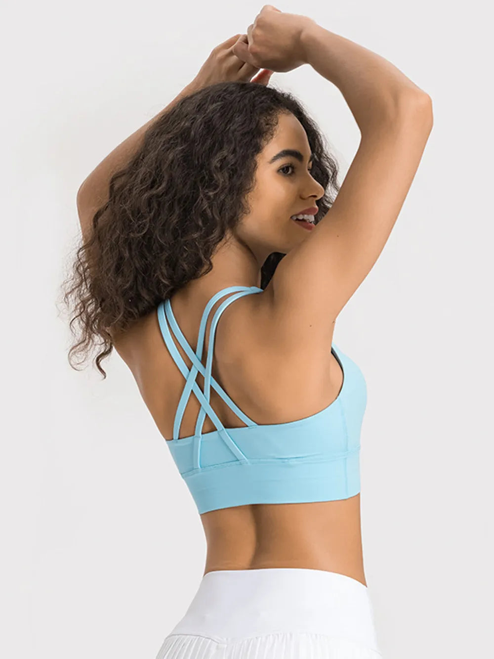 Millennia Crisscross Scoop Neck Active Tank - cas7m