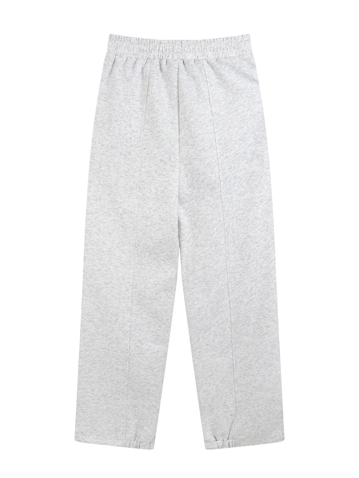 Men's Drawstring Wide Leg Sweatpants - cas7m