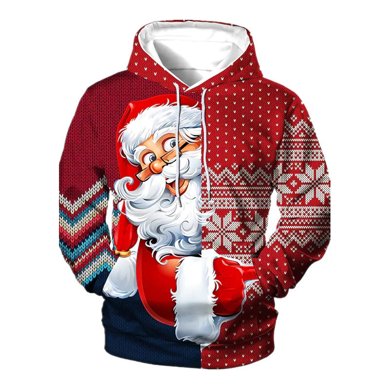 Santa Claus 3d Printed Hoodie - cas7m