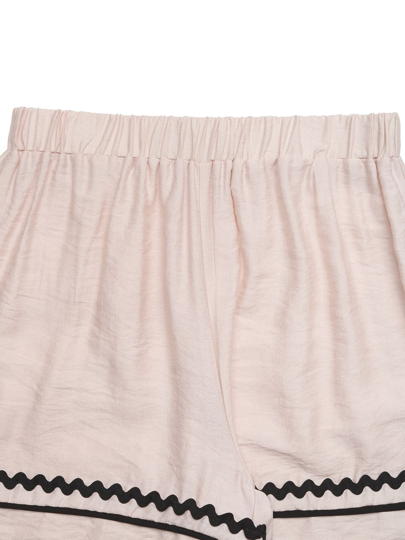 Comfy Viscose Blend Drawstring Shorts - Easy Care Machine Washable - cas7m