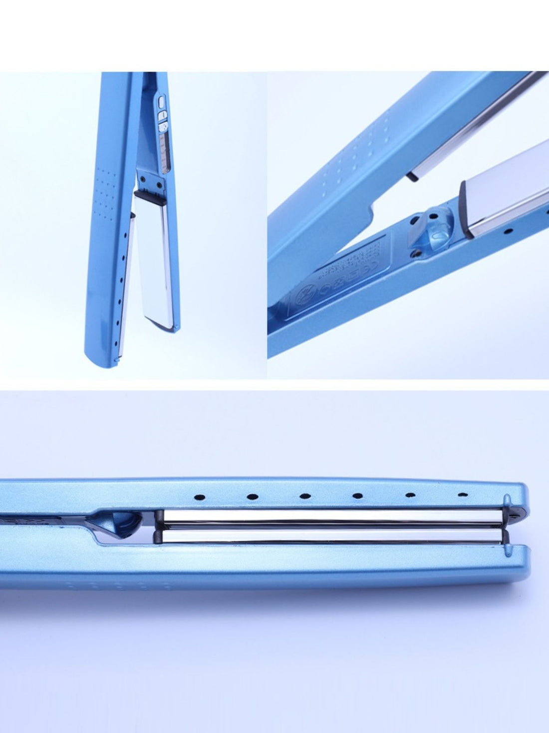 EcoSmart Ceramic Hair Straightener - Safe, Sleek & Sustainable - cas7m
