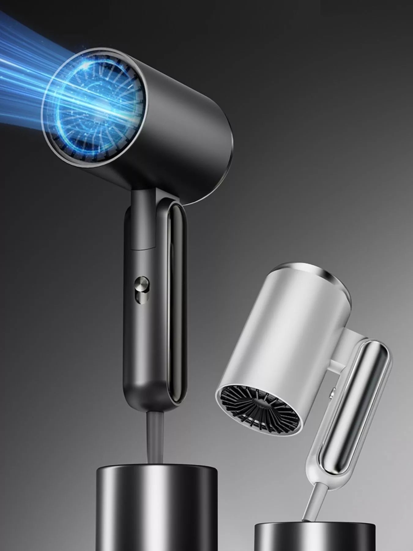 ShinePro Portable Ionic Hair Dryer: Frizz-Free, Salon Results - cas7m