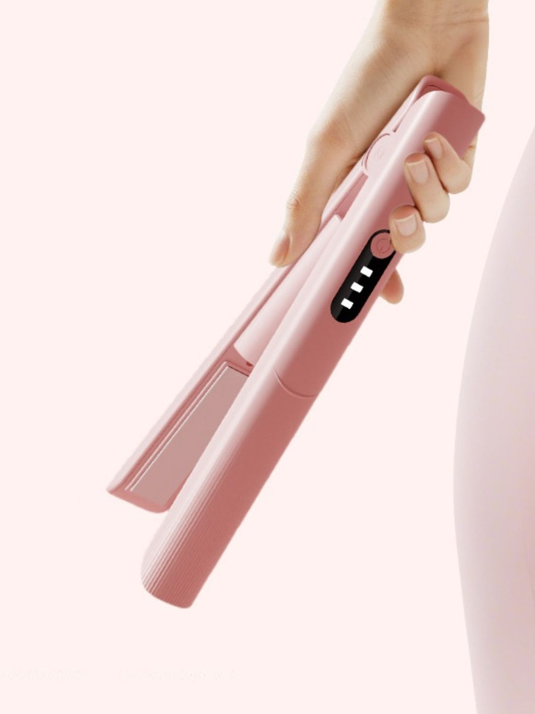 Rechargeable Ionic Travel Hair Straightener - Smooth & Shine - cas7m