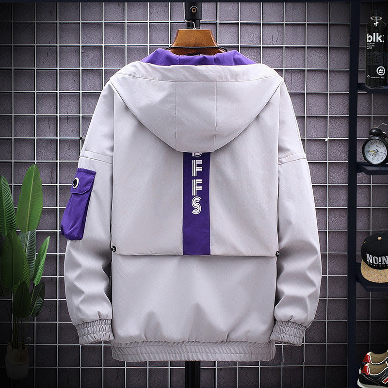 Men's Jackets Thickened Casual Coats Trendy Hooded Tops - cas7m