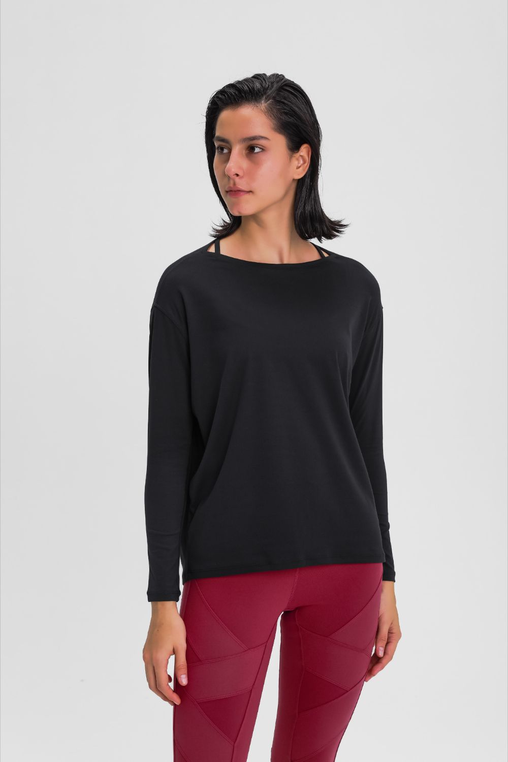 Millennia Loose Fit Active Top - cas7m