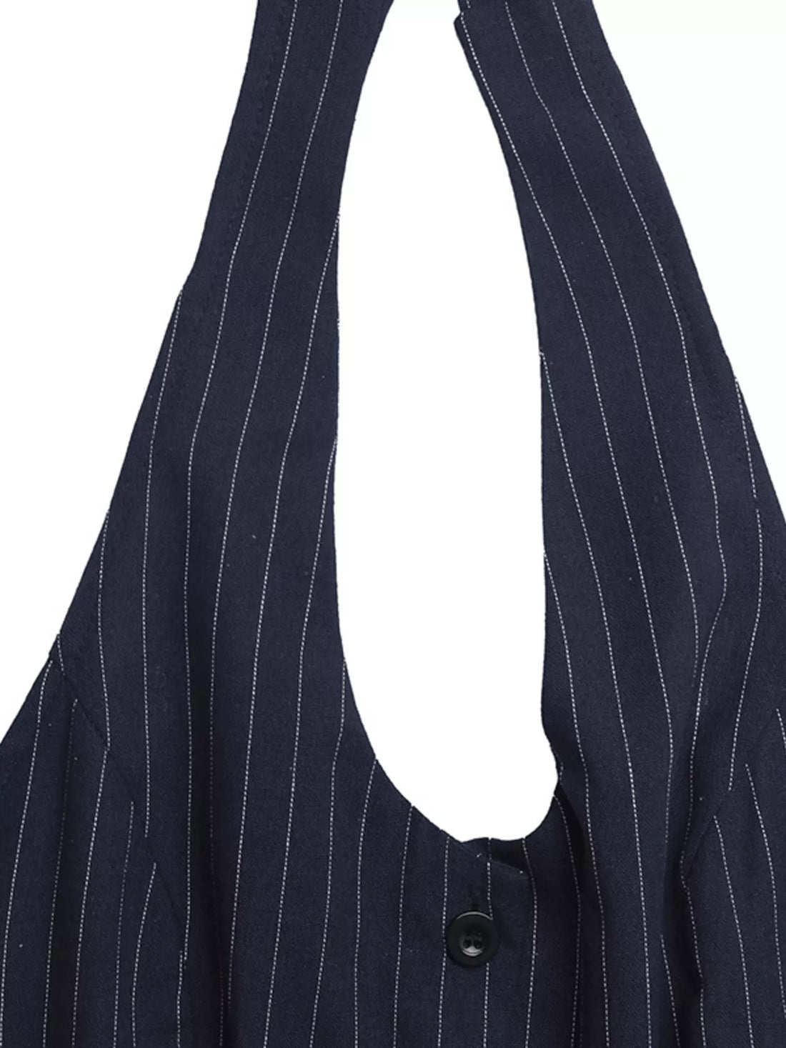 Striped Halter Neck Jumpsuit - cas7m
