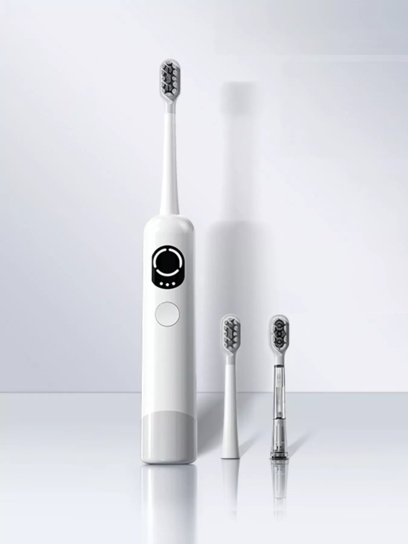 Smart Electric Toothbrush: Sleek, Portable, High-Tech Cleaning - cas7m