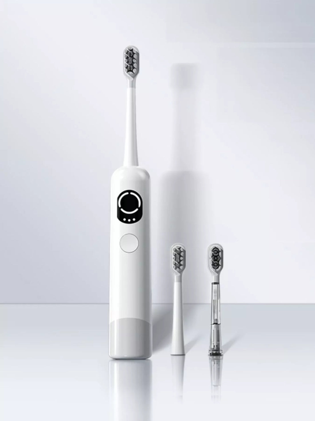 Smart Electric Toothbrush: Sleek, Portable, High-Tech Cleaning - cas7m