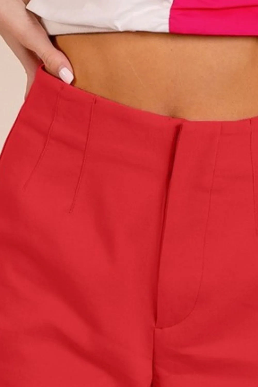 BiBi Bandless Tailored Shorts - cas7m