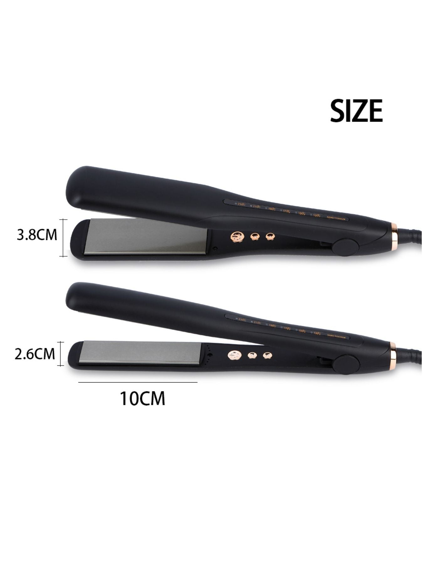 Adjustable Temperature Hair Straightener - cas7m
