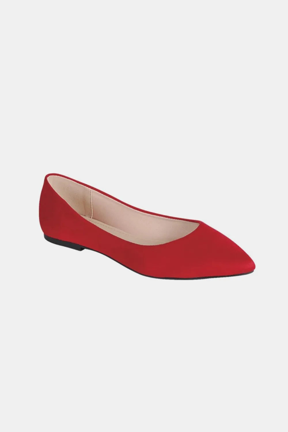 Forever Link Pointy Toe Slip On Flat Loafers - cas7m