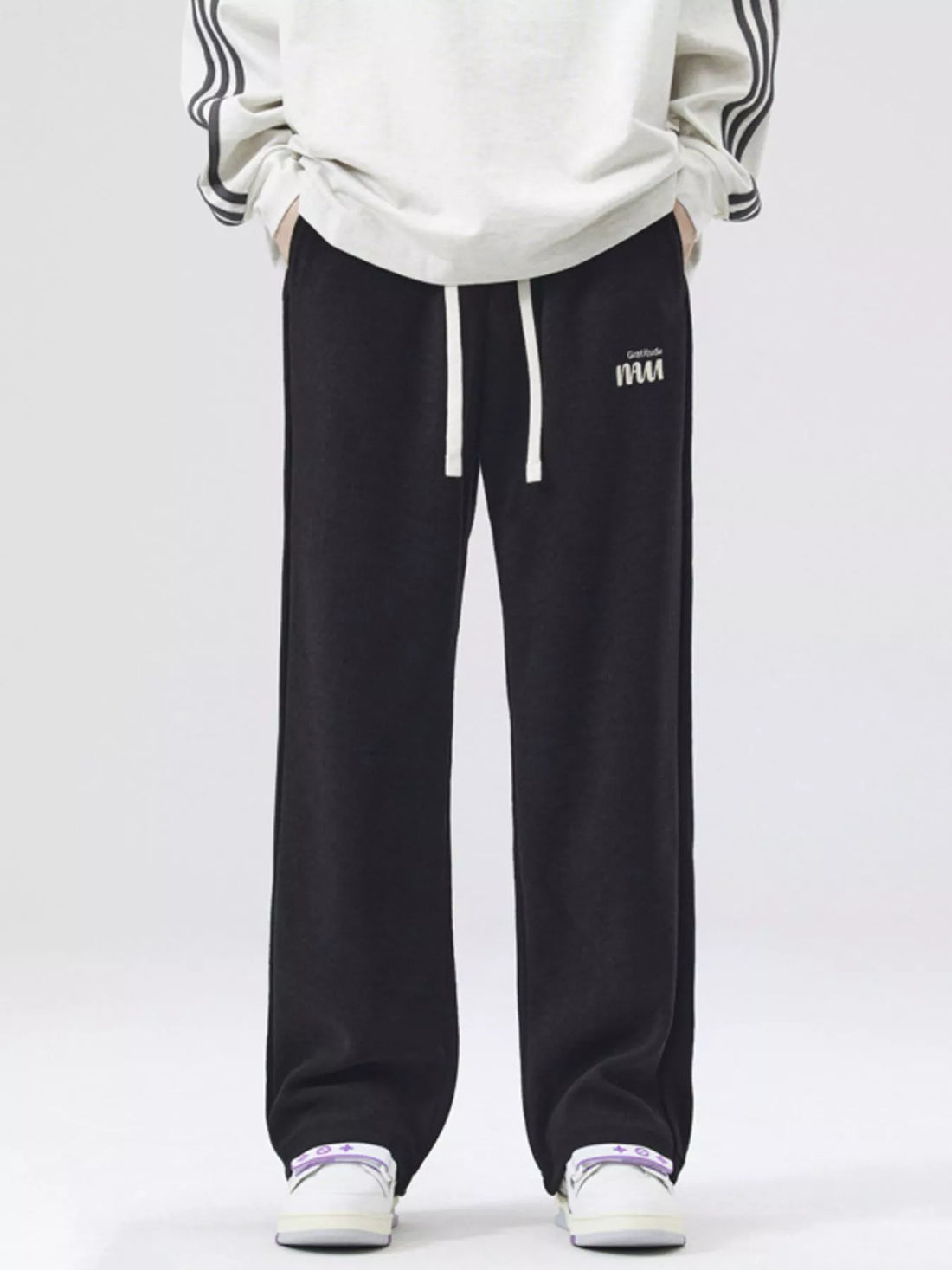 Men's Full Size Casual Loose Fit Sweatpants Plus Size - cas7m