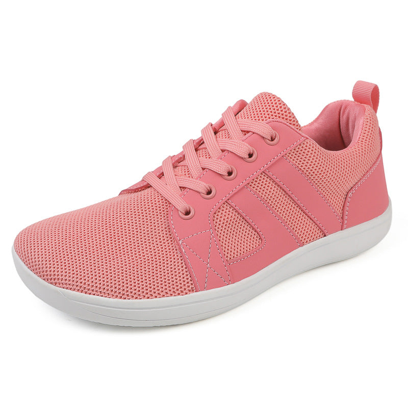 Popular Flat Casual Shoes Men And Women Wide Last Fly-knit Sneakers Couple Fitness Shoes In Stock Wholesale - cas7m