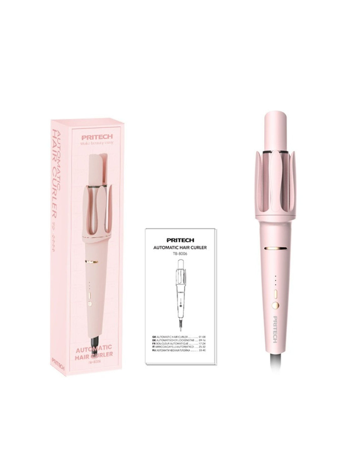 Automatic Rotating Curling Iron - Perfect Salon Curls at Home - cas7m