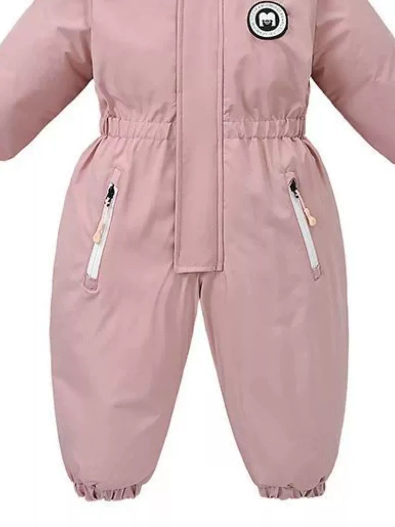 Children's Faux Fur Hood One-Piece - cas7m