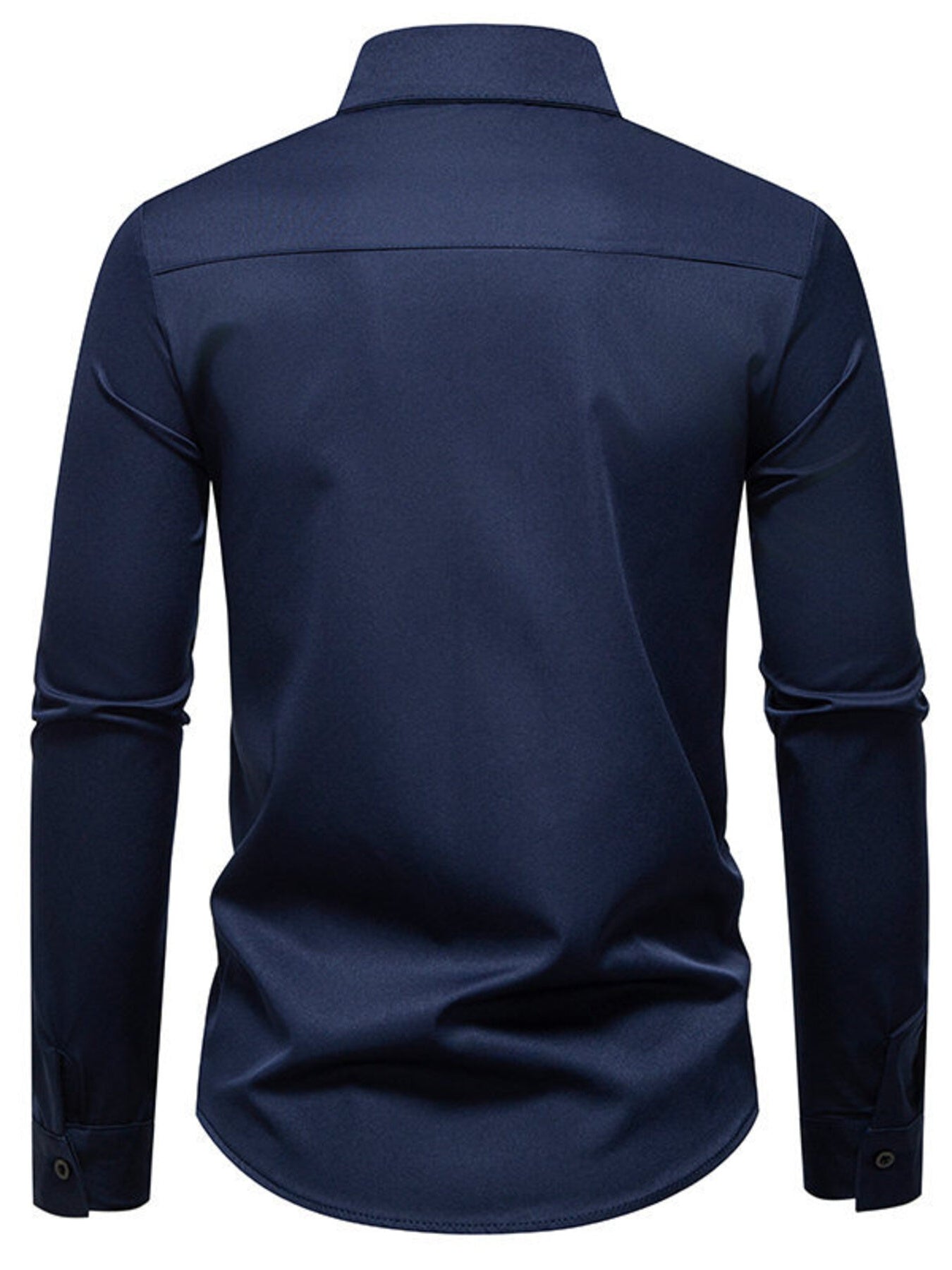 Men's Button Up Long Sleeve Shirt - cas7m
