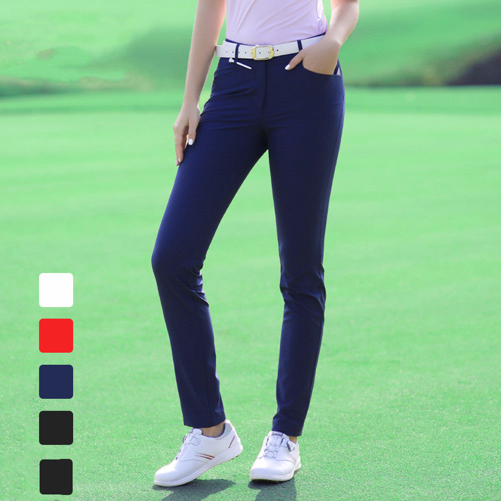 Women's Golf Pants Slim Fit Trousers - cas7m