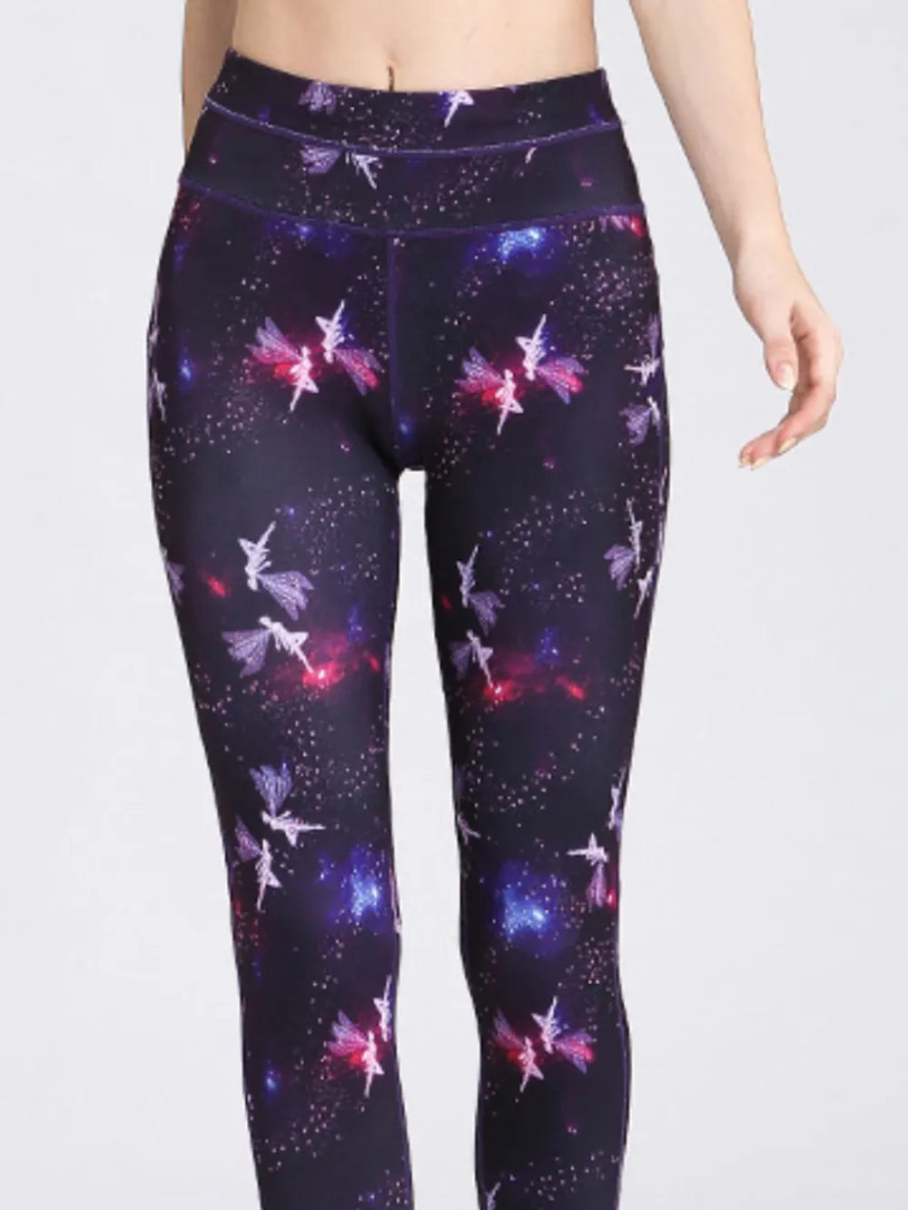 Ultra-Stretch Basic Yoga Pants - Polyester Spandex Blend - cas7m