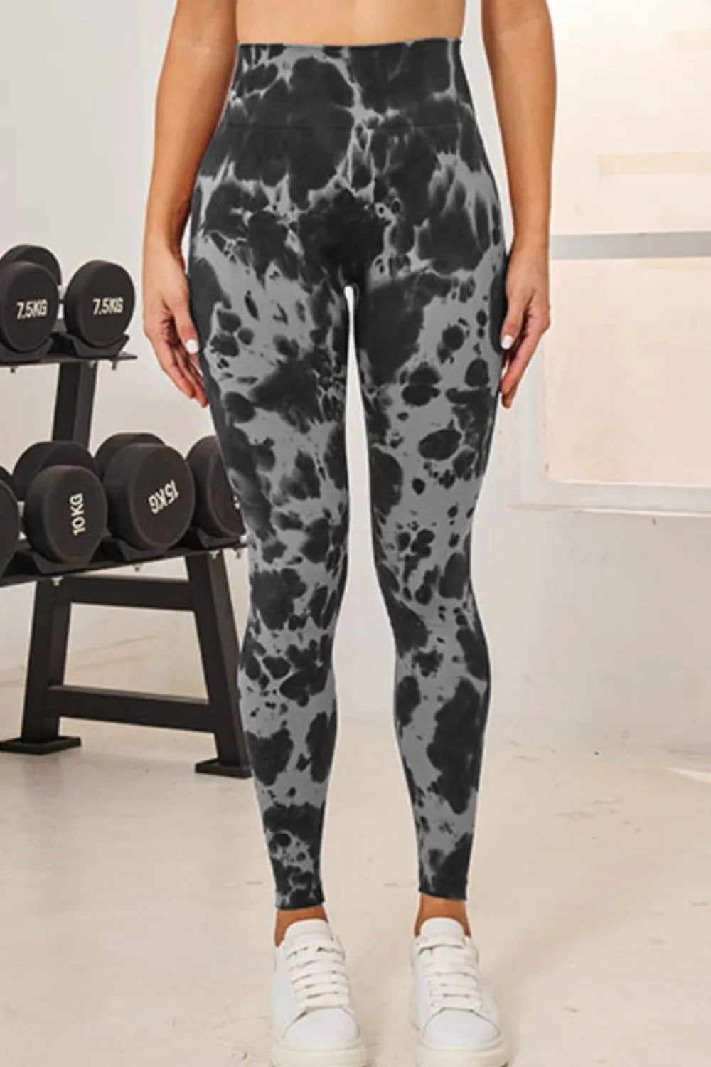 Basic Stretch Nylon-Spandex Leggings - Comfort Fit - cas7m