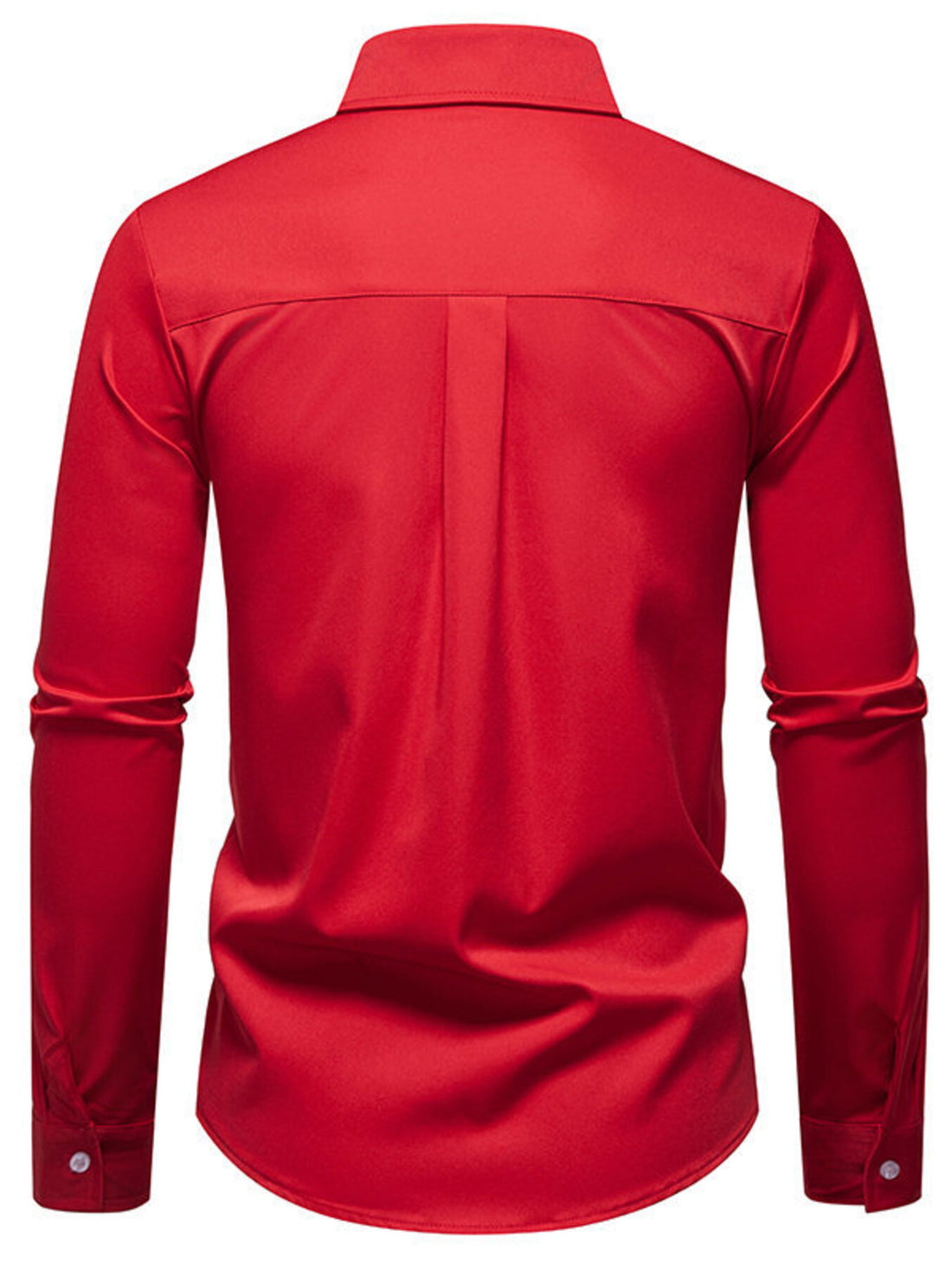 Men's Button Up Long Sleeve Shirt - cas7m