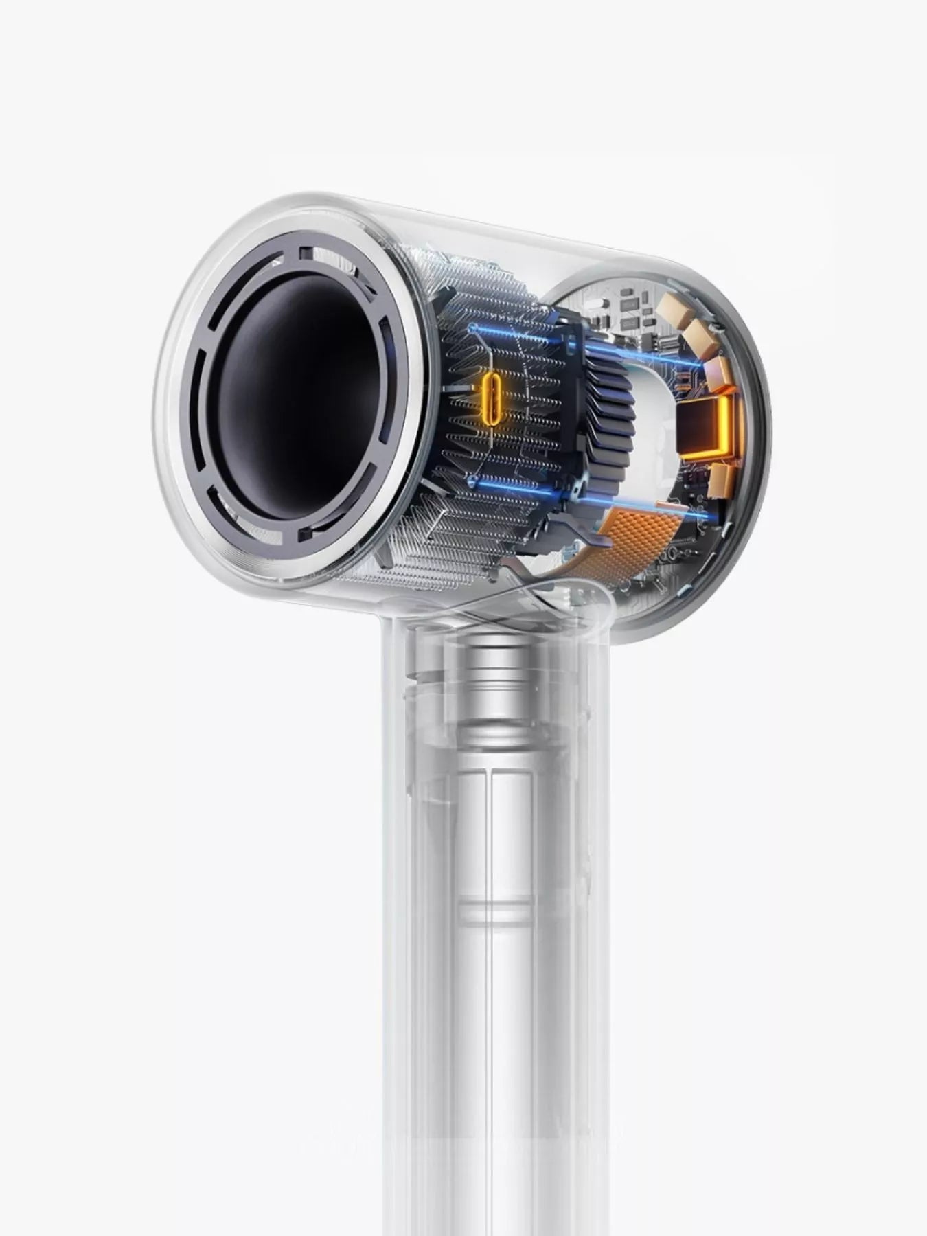 Negative Ions Rapid-Dry Hair Dryer: Speed, Shine & Style - cas7m