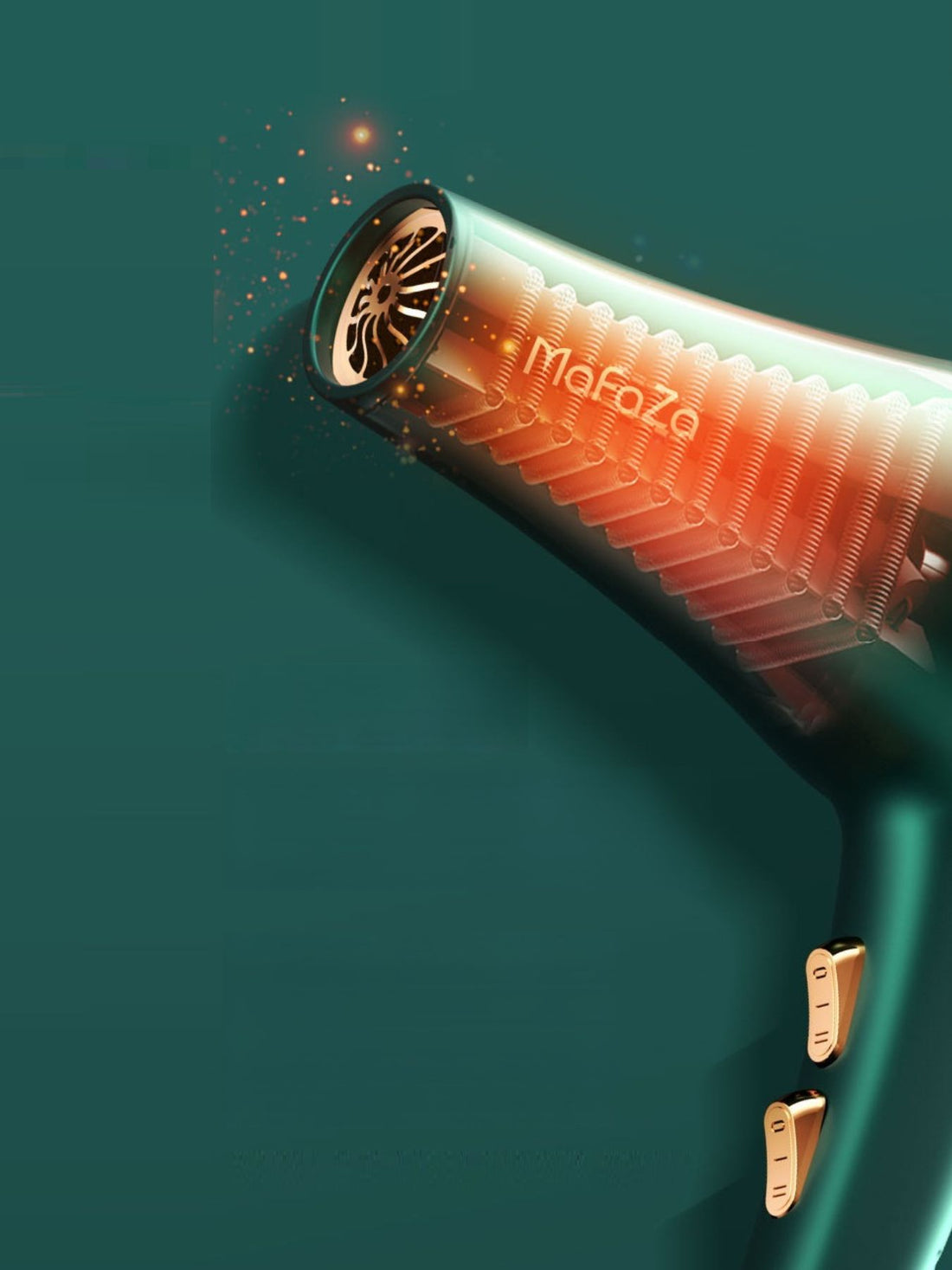 Adjustable Ionic Precision Hair Dryer for Salon-Quality Styling - cas7m