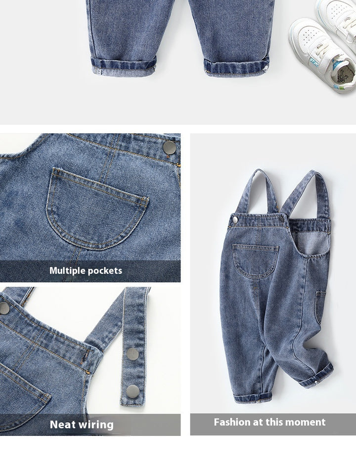 Clothes Fashionable Fashionable Baby Boys' Cute Trousers Spring Korean Style - cas7m