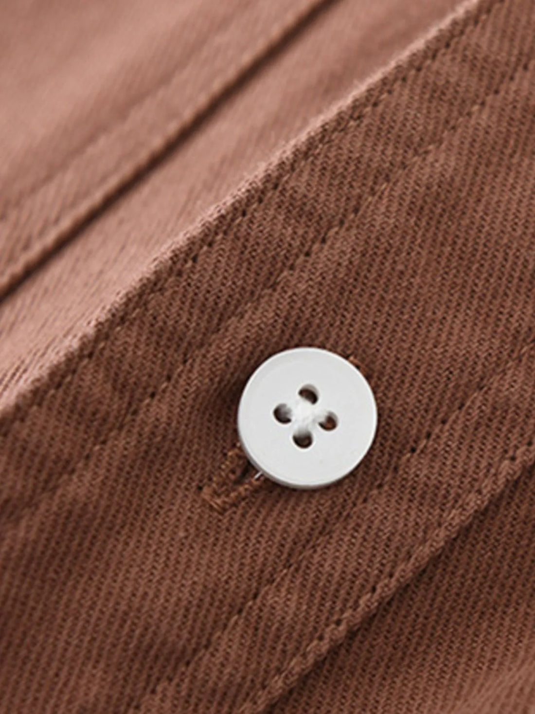 Men's Plus Size Button Detail Long Sleeve Shirt - cas7m