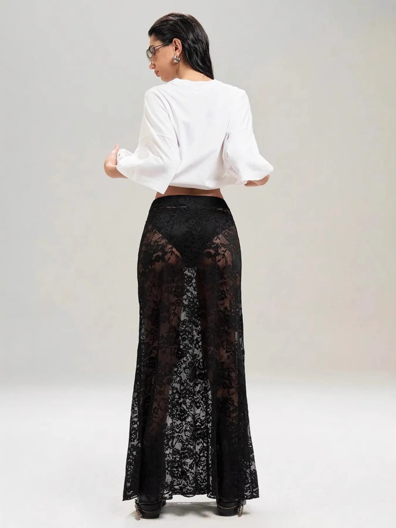 Lace Maxi Skirt - cas7m